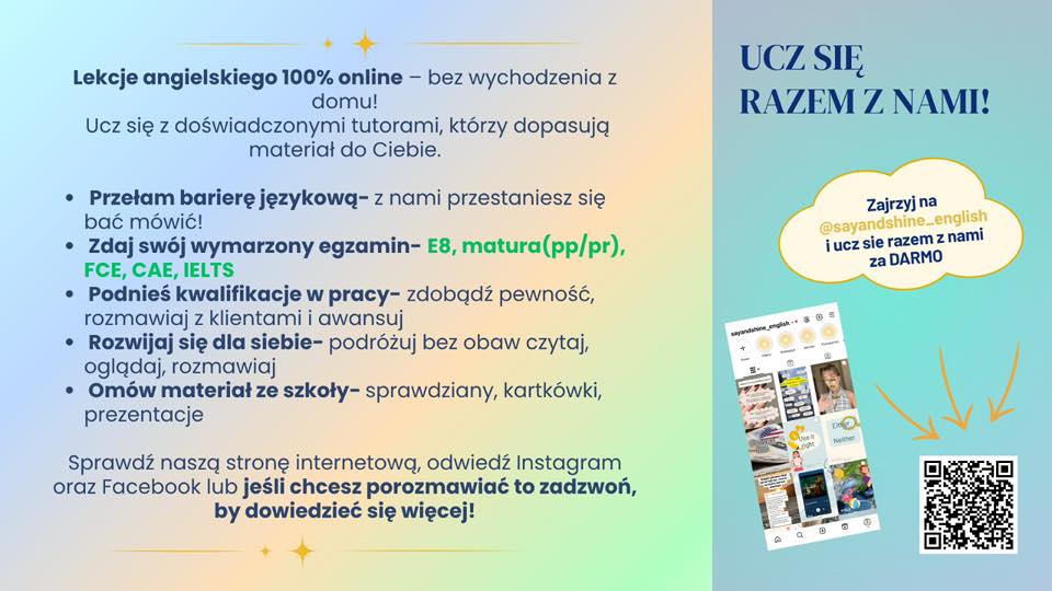 Nauka Angielskiego dla Dzieci